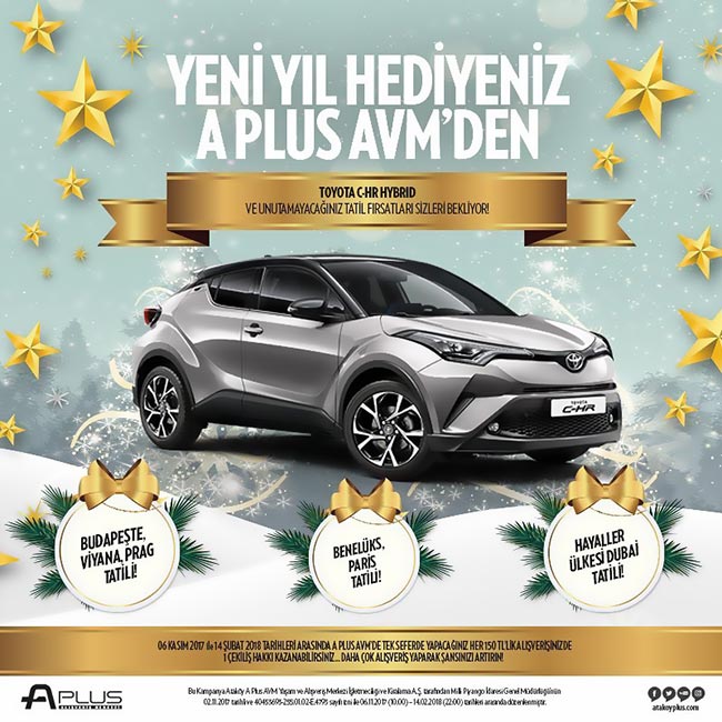 Yeni Yıl Hediyeniz A Plus Avm�den AVM GEZGİNİ Alışveriş Merkezleri