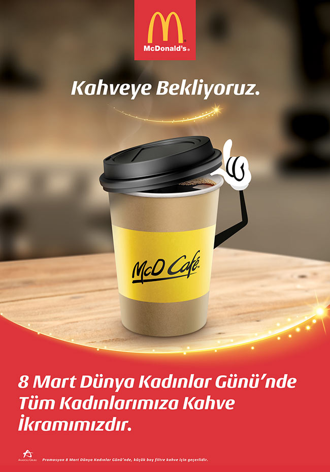 Kadınlar Gününde kahveler McDonald’s’tan AVM GEZGİNİ Alışveriş